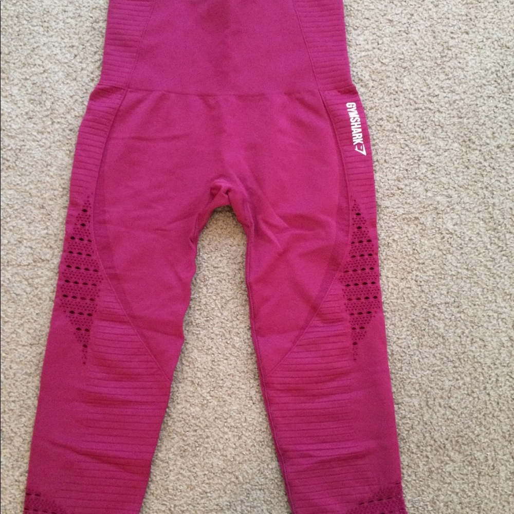 Gymshark energy seamless high waisted crop- beet
